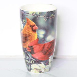 Cardinal Couple in Flowers - Mug - Great For Anyone Who Loves Birds!!!